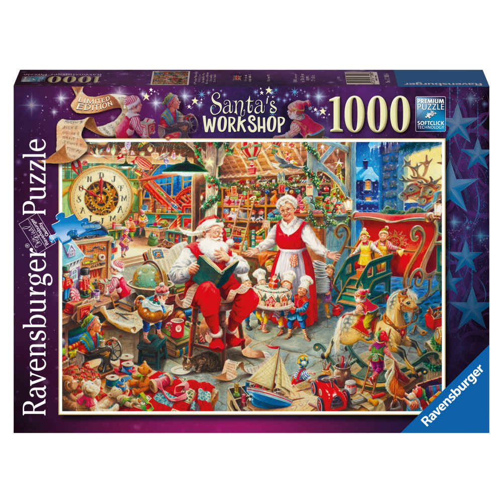 Ravensburger Pussel: Tomtens Verkstad 1000 Bitar