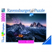Ravensburger Pussel: Three Peaks, Dolomites 1000 Bitar Ravensburger Pussel: Three Peaks, Dolomites 1000 Bitar