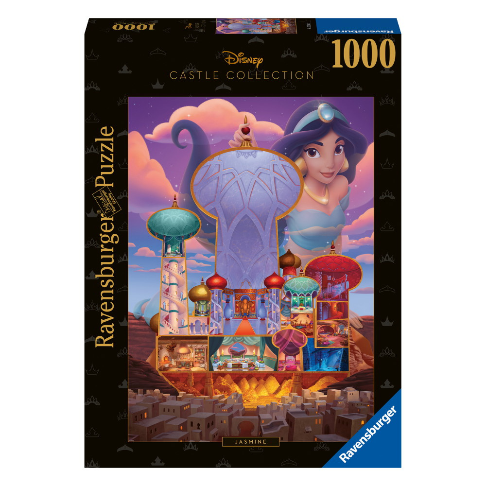 Ravensburger Pussel: Disneyslott Jasmine 1000 Bitar
