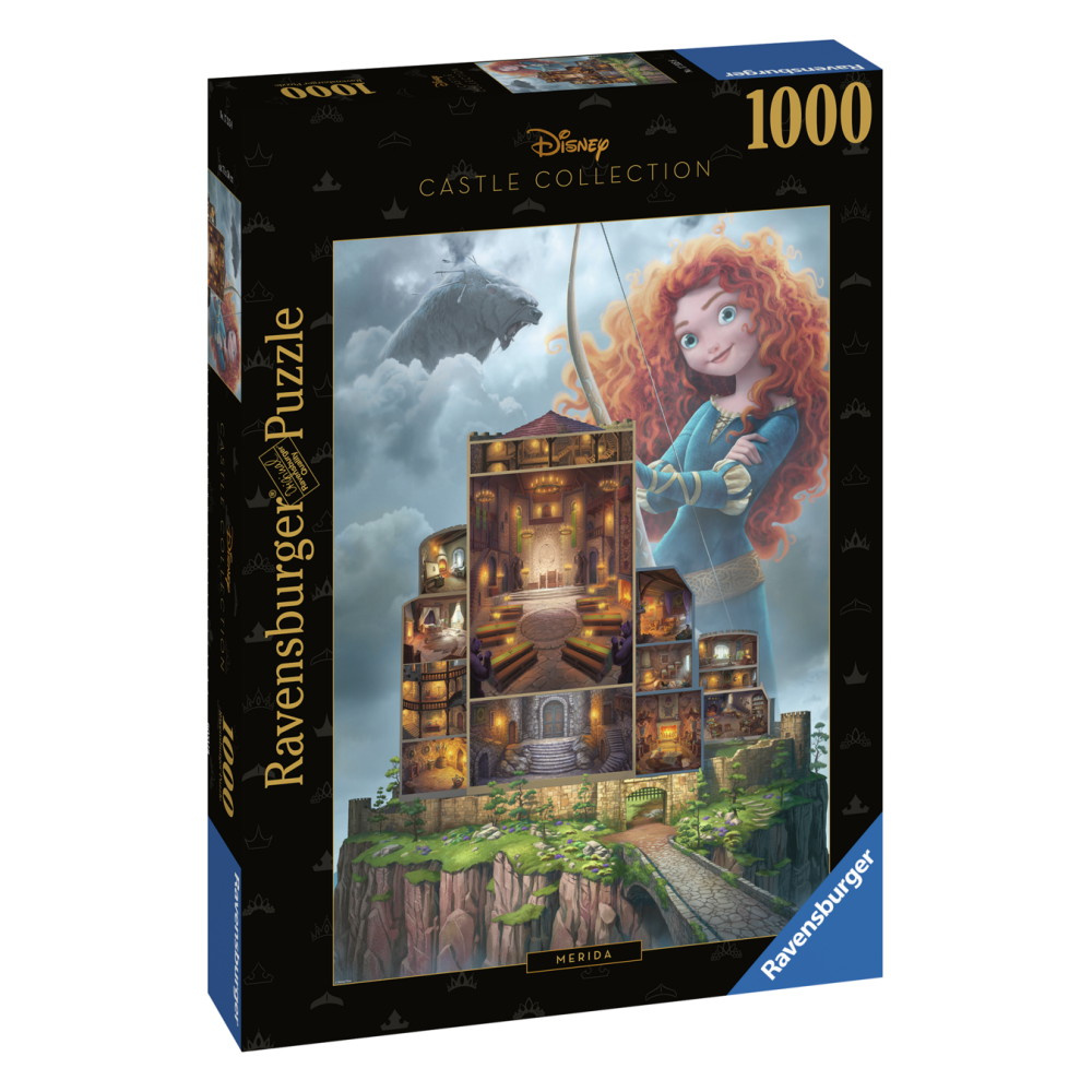 Ravensburger Pussel: Disney Castles Merida 1000 Bitar