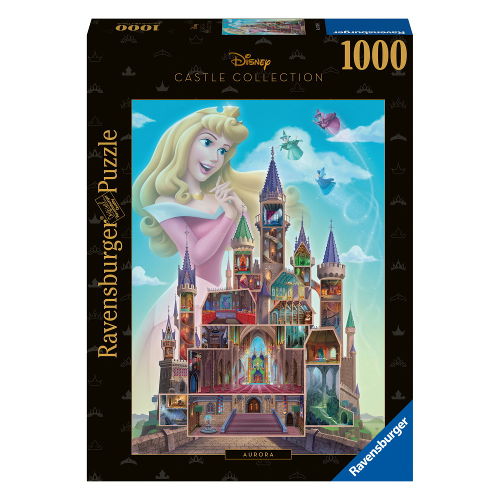 Ravensburger Pussel: Disney Aurora slott 1000 Bitar