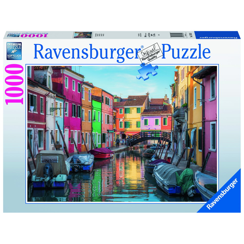 Ravensburger Pussel: Burano Canal, Venice 1000 Bitar