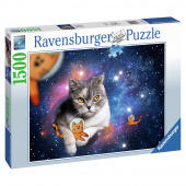 Ravensburger Pussel: Cats In Outer Space 1500 Bitar
