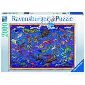Ravensburger pussel: Map 2000 Bitar Ravensburger pussel: Map 2000 Bitar