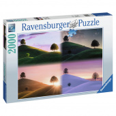 Ravensburger Pussel: Atmospheric Trees and Mountains 2000 Bitar