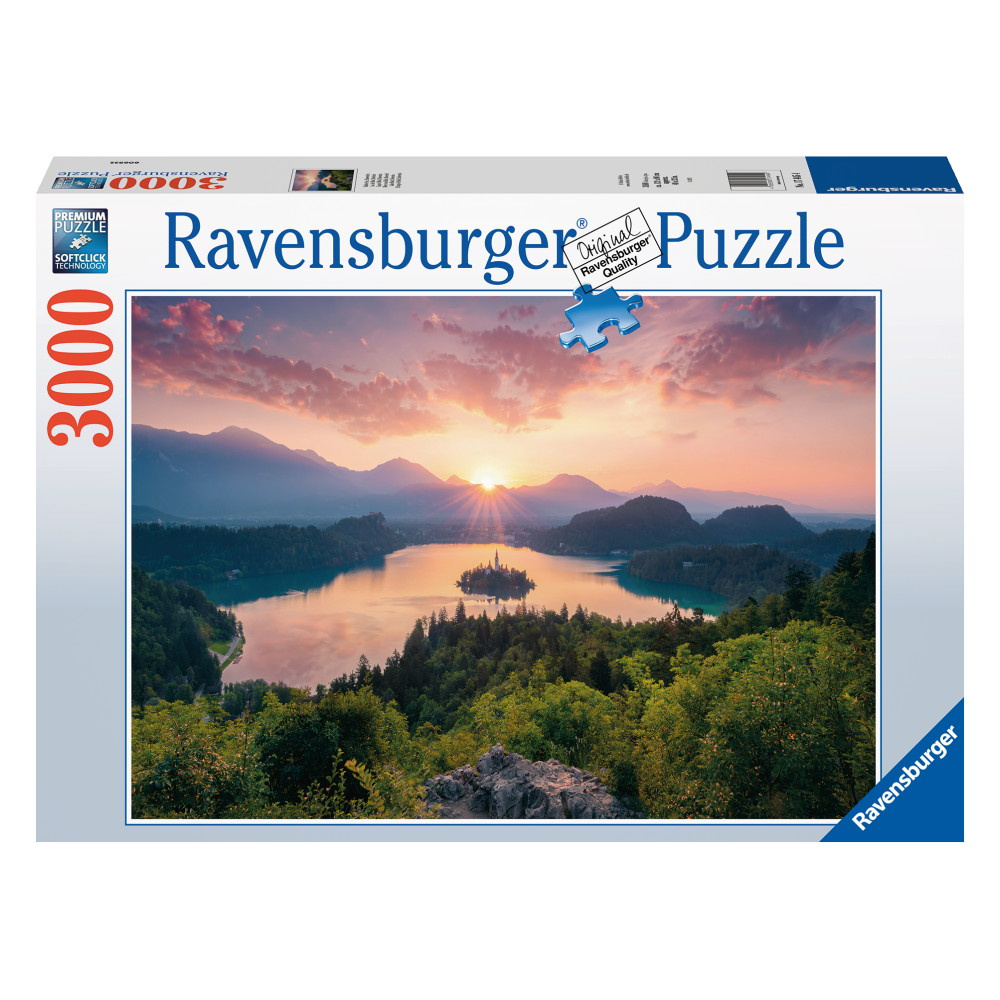 Ravensburger Pussel: Sjön Bled, Slovenia 3000 Bitar