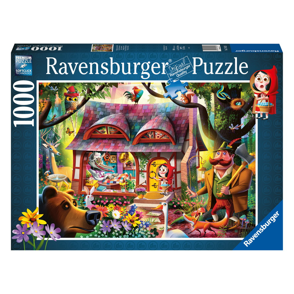 Ravensburger Pussel: Kom in, Rödluvan 1000 Bitar