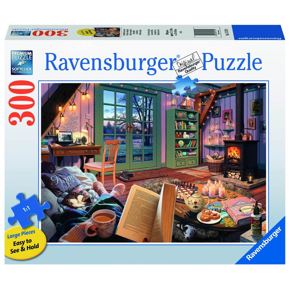 Ravensburger Pussel: Cozy Retreat - 300 Bitar