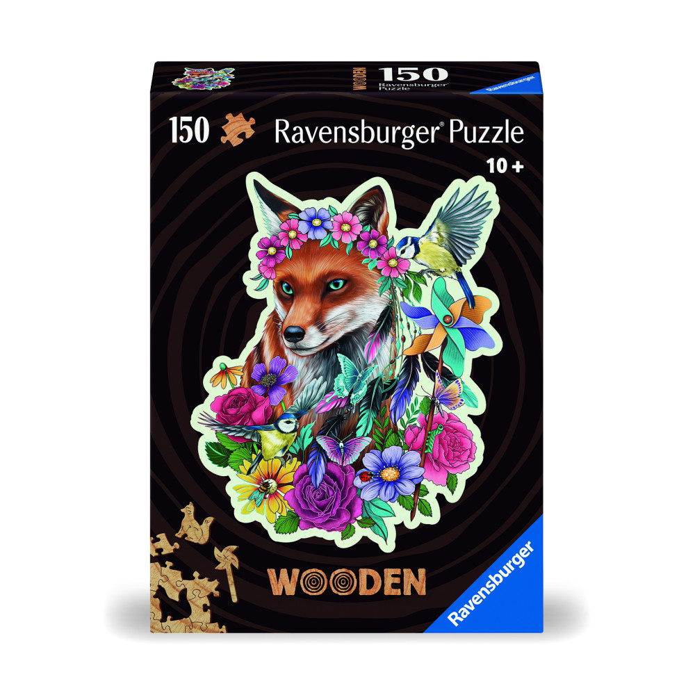 Ravensburger Pussel: Wooden Fox 150 Bitar