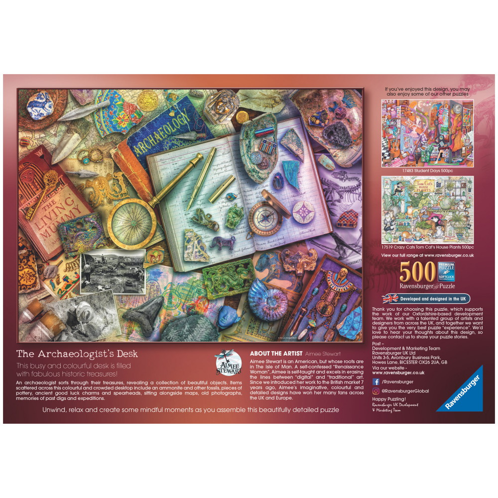 Ravensburger Pussel - Archaeology 500 Bitar