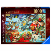 Ravensburger Pussel: Christmas Almost Done 1000 Bitar Ravensburger Pussel: Christmas Almost Done 1000 Bitar