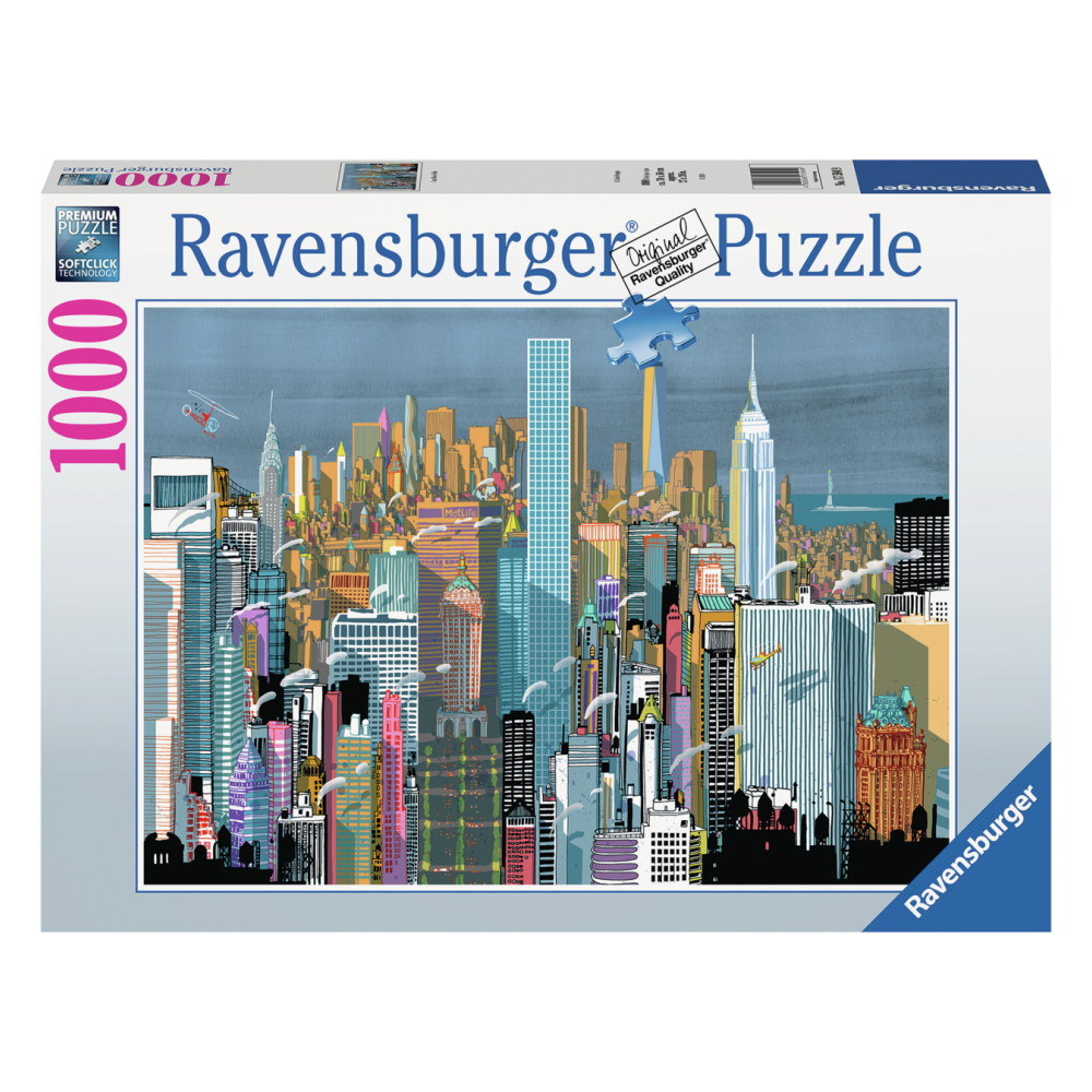 Ravensburger Pussel: I Am New York 1000 Bitar