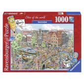 Ravensburger Pussel: Amsterdam 1000 bitar