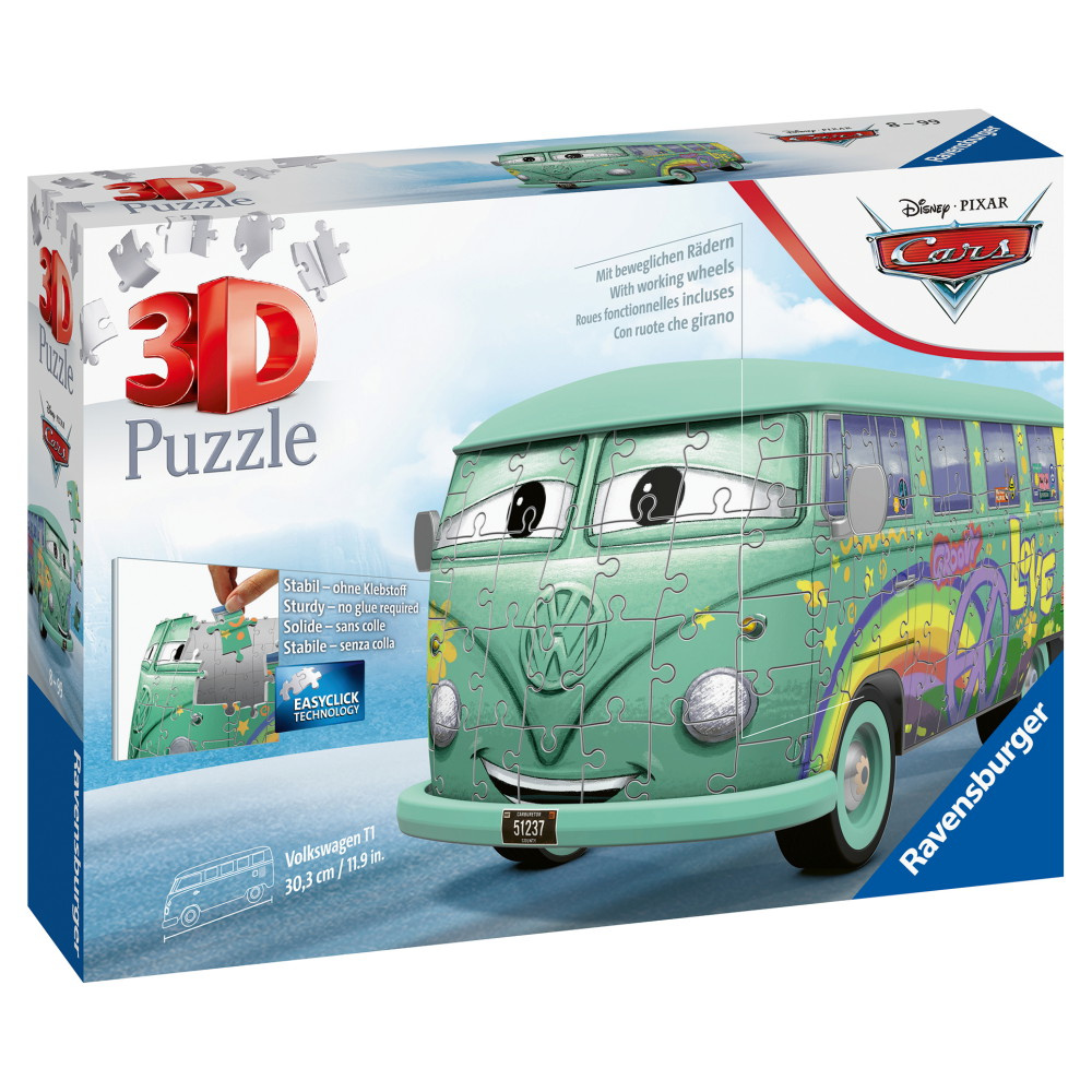 Ravensburger 3D Pussel -  Pixar Cars - 184 Bitar
