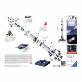 Ravensburger 3D Pussel - Apollo Saturn V Rocket 504 Bitar Ravensburger 3D Pussel - Apollo Saturn V Rocket 504 Bitar
