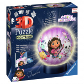 Ravensburger 3D Pussel - Gabby's Dollhouse med nattlampa 74 Bitar Ravensburger 3D Pussel - Gabby's Dollhouse med nattlampa 74 Bitar