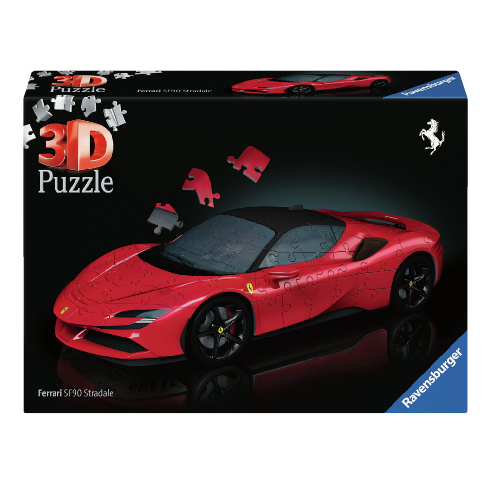 Ravensburger 3D Pussel - Ferrari SF90 Stradale 161 Bitar
