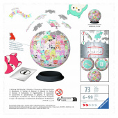 Ravensburger 3D Pussel: Squishmallows Ball 72 Bitar Ravensburger 3D Pussel: Squishmallows Ball 72 Bitar