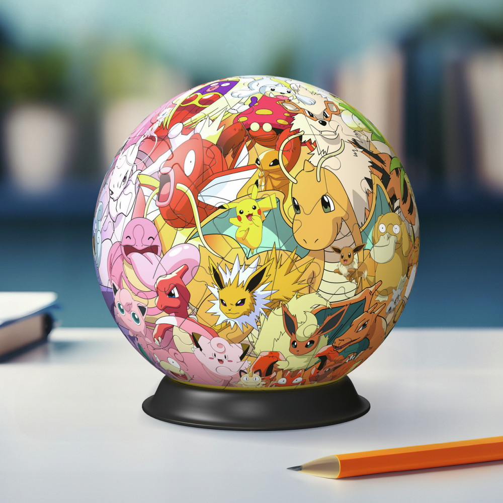 Ravensburger 3D Pussel: Pokémon Pussel Boll 72 Bitar