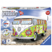 Ravensburger 3D Pussel - VW T1 Hippie Style 162 Bitar Ravensburger 3D Pussel - VW T1 Hippie Style 162 Bitar