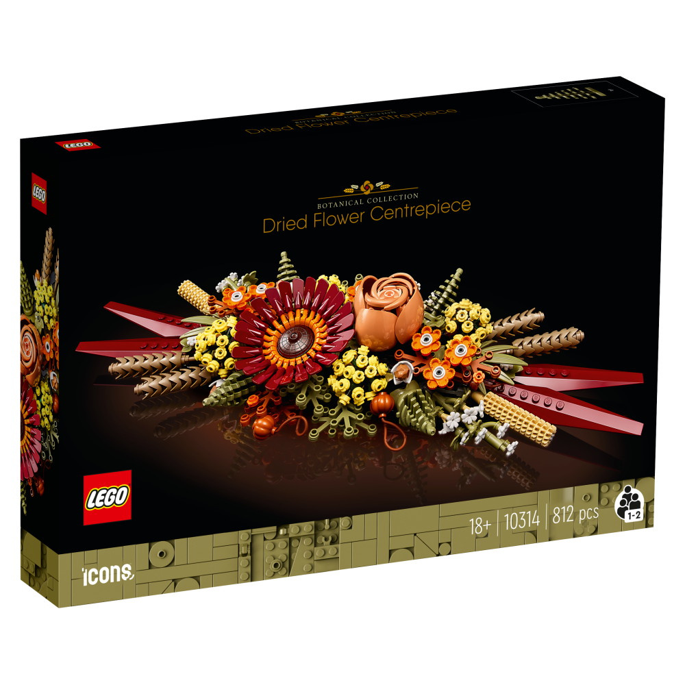 LEGO Icons - Prydnad med torkade blommor