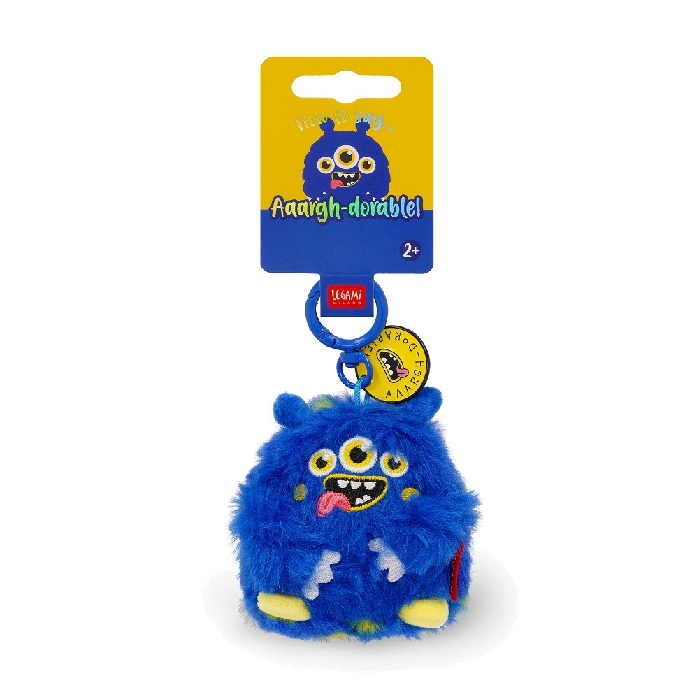 Nyckelring med mjukdjur - Monster