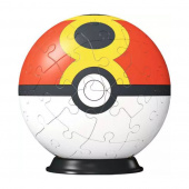 Ravensburger 3D Pussel: Pokémon Pokeball Röd/Gul 55 Bitar Ravensburger 3D Pussel: Pokémon Pokeball Röd/Gul 55 Bitar