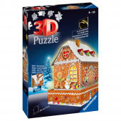 Ravensburger 3D Pussel - Pepparkakshus 257 Bitar Ravensburger 3D Pussel - Pepparkakshus 257 Bitar
