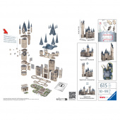 Ravensburger 3D Pussel: Harry Potter Hogwarts Castle Astronomy Tower 540 Bitar