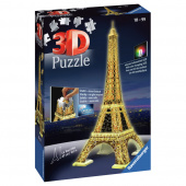Eiffel Tower Night Edition Pusselbyggnad 3D - 226 Bitar Eiffel Tower Night Edition Pusselbyggnad 3D - 226 Bitar