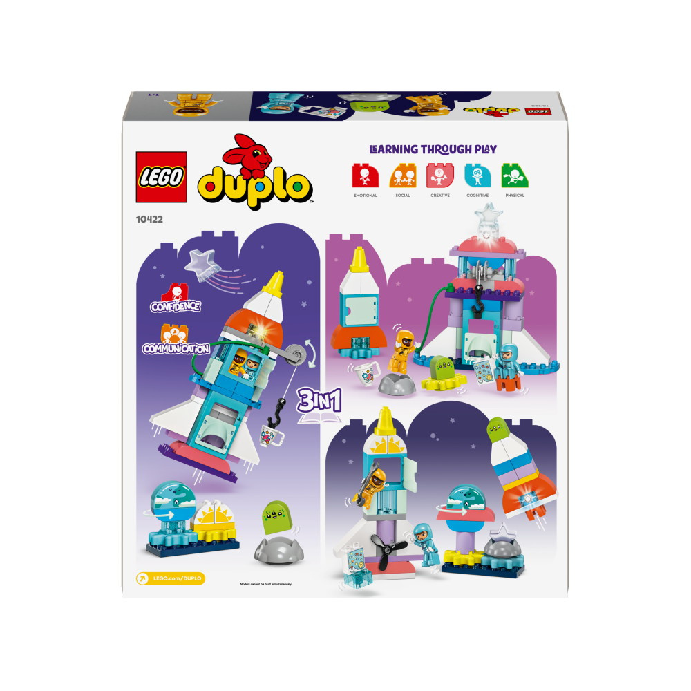 LEGO Duplo - 3in1 Äventyr med rymdfärja