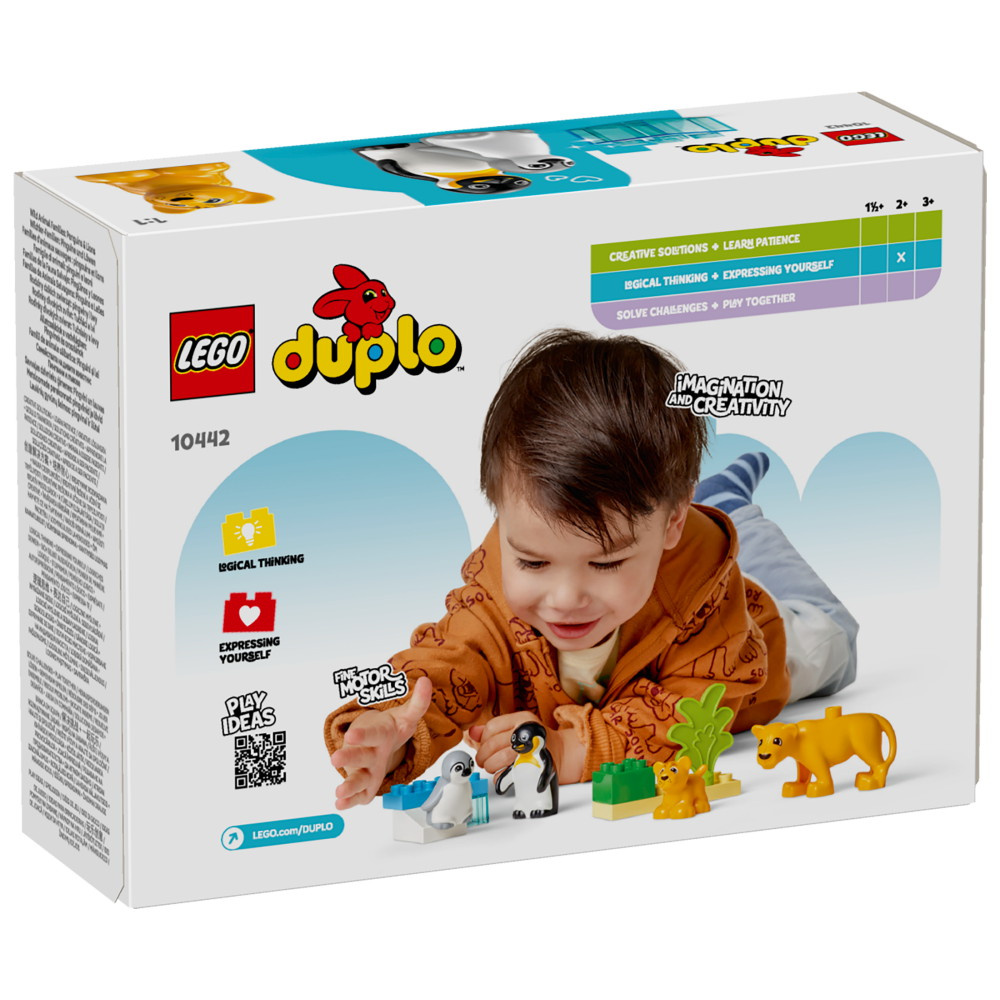 LEGO Duplo - Vilda djurfamiljer: Pingviner och lejon