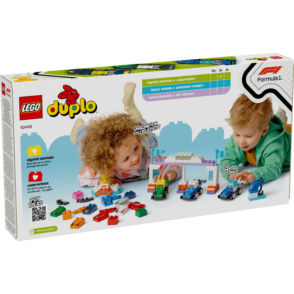 LEGO Duplo - F1 Team Racerbilar och Förare