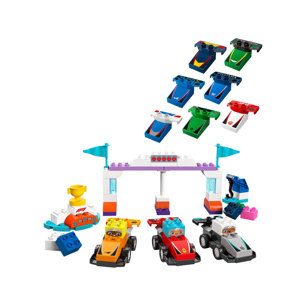 LEGO Duplo - F1 Team Racerbilar och Förare