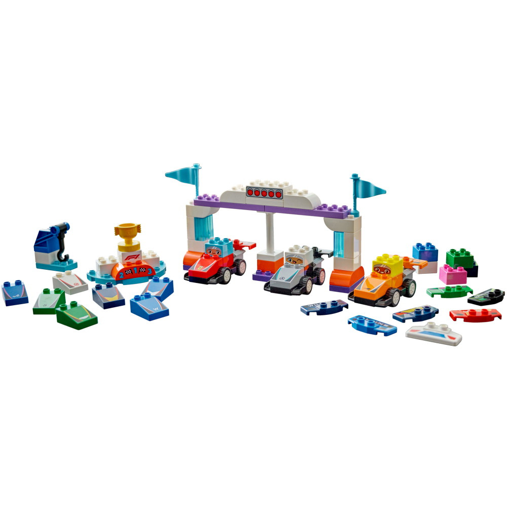 LEGO Duplo - F1 Team Racerbilar och Förare