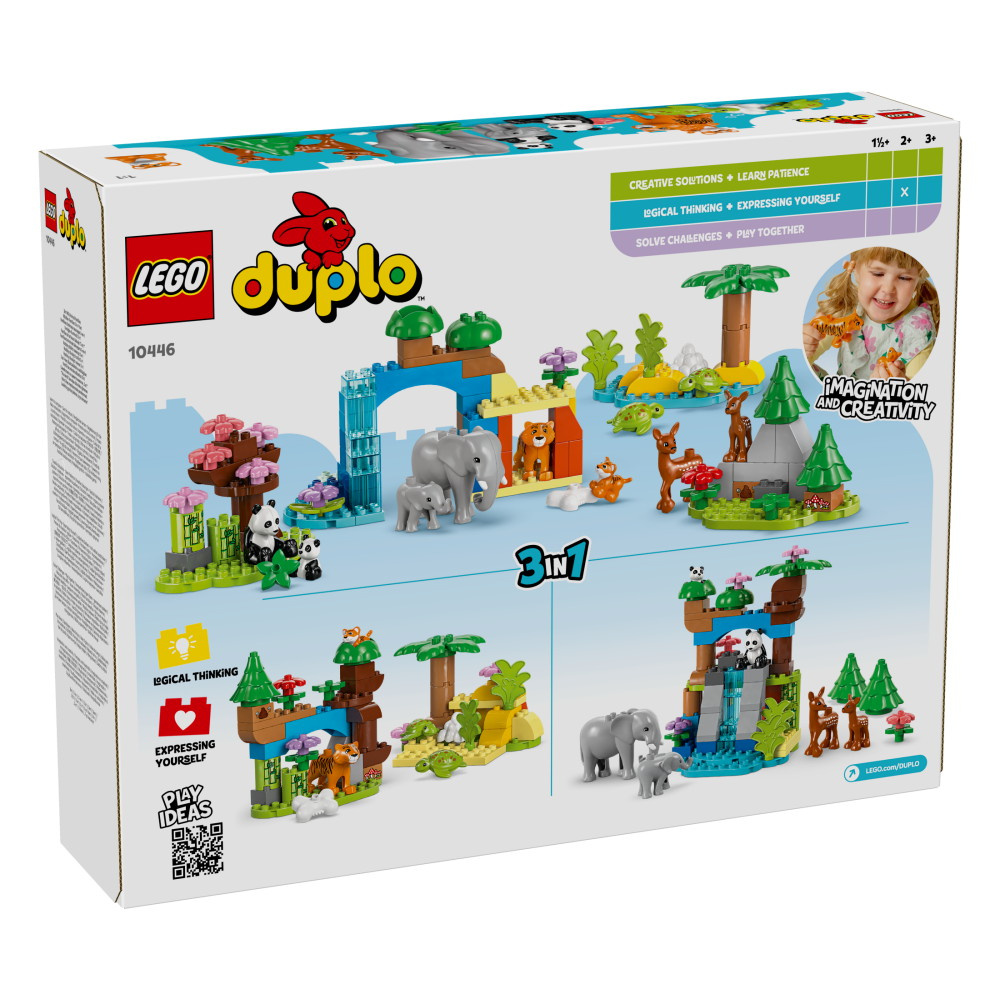 LEGO Duplo - 3 i 1 Vilda djurfamiljer