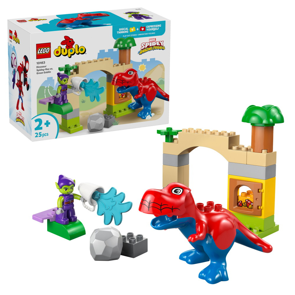 LEGO Duplo - Dinosaurien Spidey-Rex mot Green Goblin