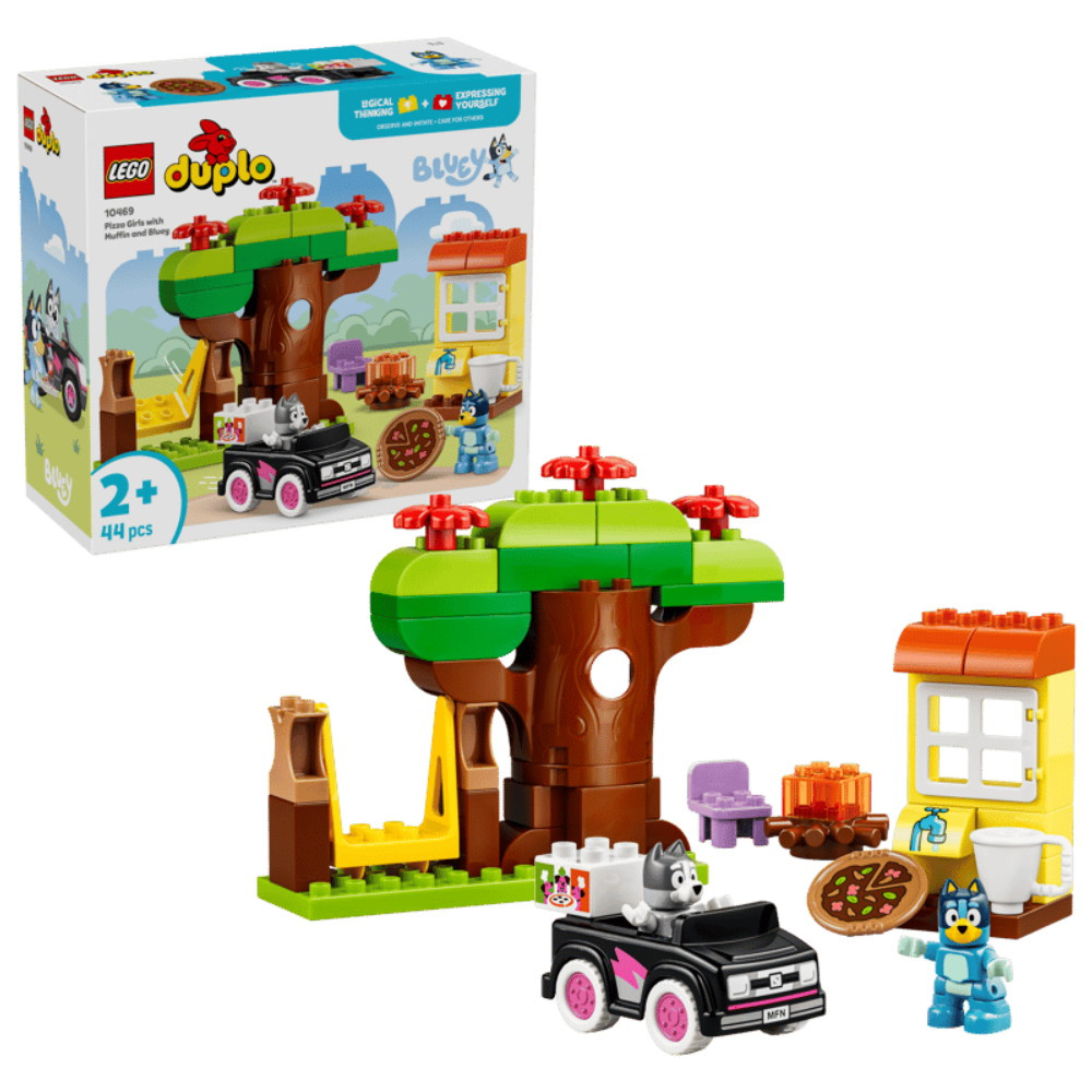 LEGO Duplo - Bluey Pizzatjejer Med Muffin Och Bluey 