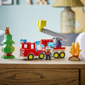 LEGO Duplo - Brandbil Med Slang Och Brandman LEGO Duplo - Brandbil Med Slang Och Brandman