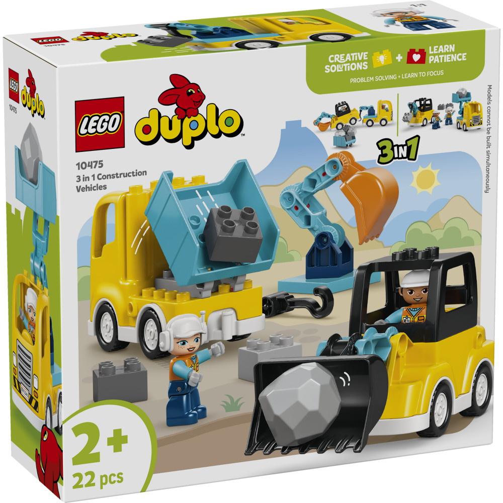 LEGO Duplo - 3 i 1 Byggfordon