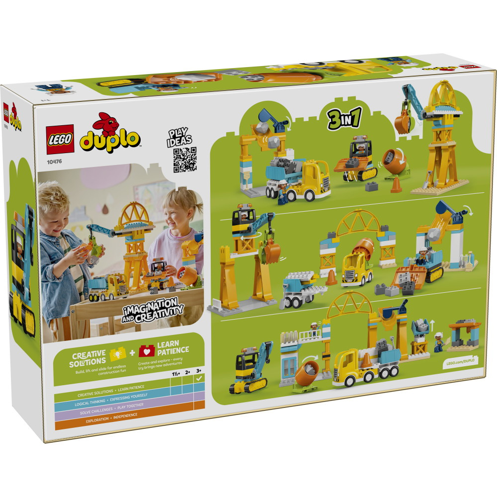 LEGO Duplo - 3 i 1 Byggarbetsplats och fordon