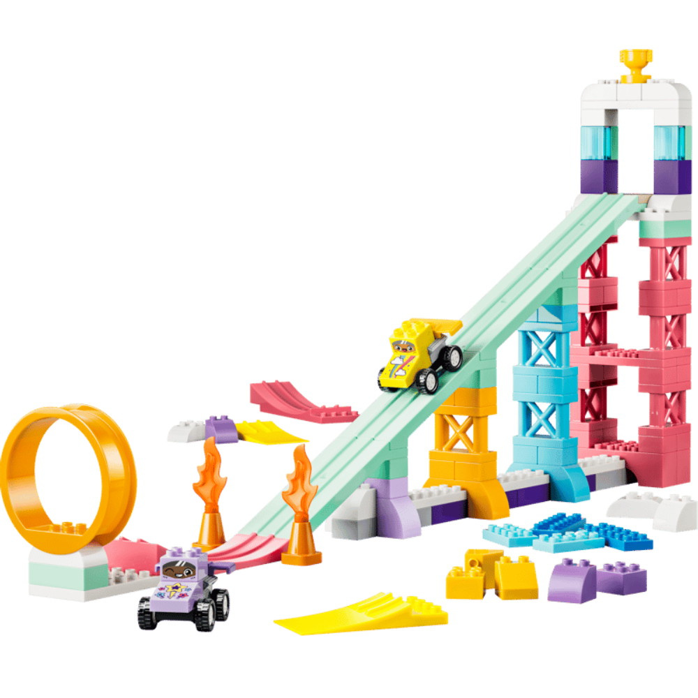 LEGO Duplo - 3-i-1 Kreativa Ramper Med Fordon