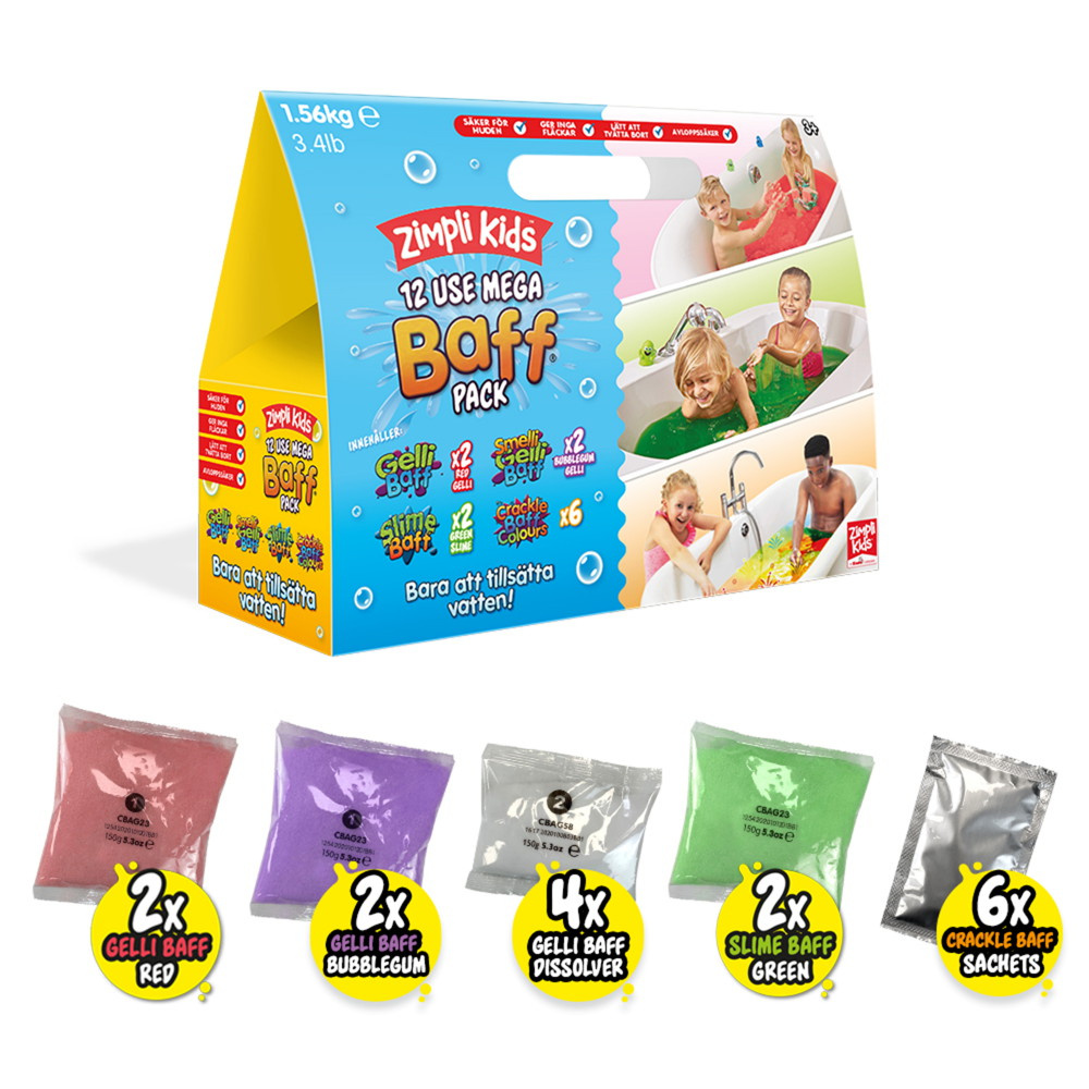 Zimpli Kids Gelli Baff Mega Pack
