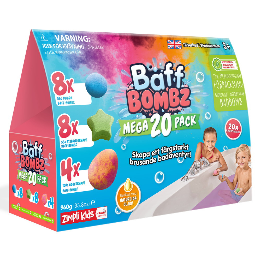 Zimpli Kids Baff Bombz Mega Pack