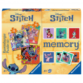 Ravensburger Pussel: 3 x Stitch + Memory Ravensburger Pussel: 3 x Stitch + Memory
