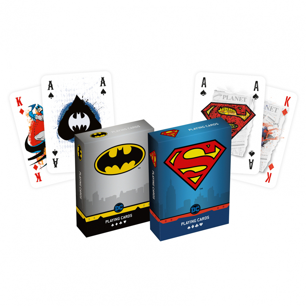 Kortlek Superman / Batman Duopack