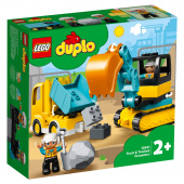 LEGO Duplo - Lastbil och grävmaskin