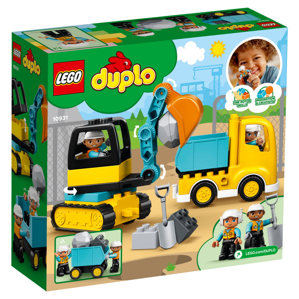LEGO Duplo - Lastbil och grävmaskin