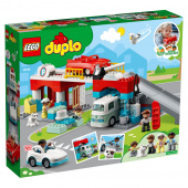 LEGO Duplo - Parkeringshus och biltvätt