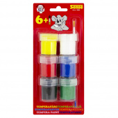 Sense - Temperafärg 6-Pack med Pensel Sense - Temperafärg 6-Pack med Pensel